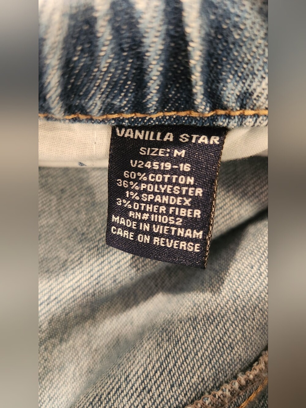 Wide Leg Mid Rise Drawstring Pull On Relaxed Cozy Jeans Size M - Picture 9 of 10